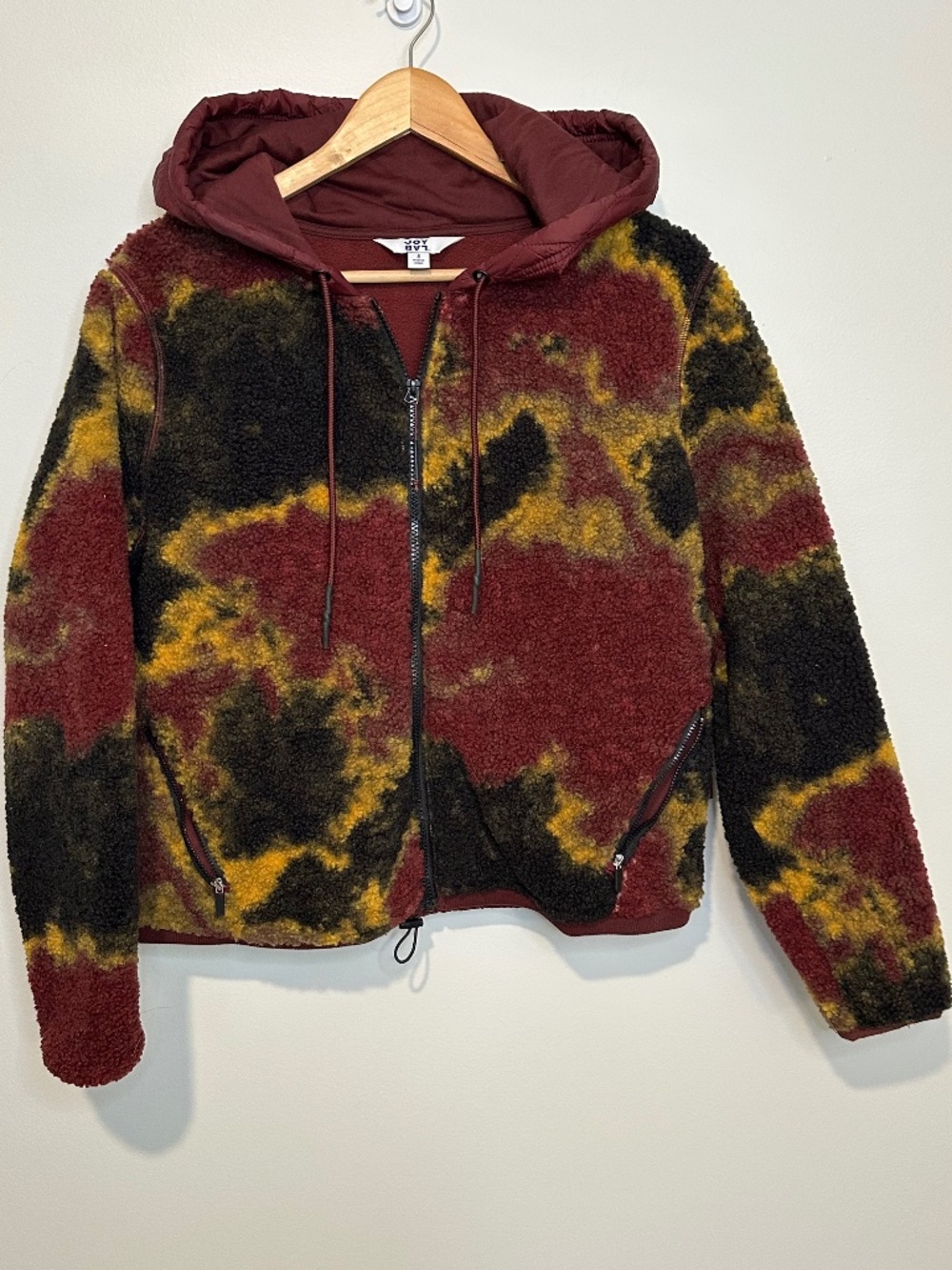 Joy Lab Fleece Sherpa Multicolor Women's Jacket Size Small